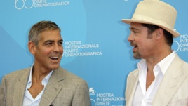 Brad Pitt dhe George Clooney