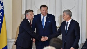 Zeljko Komsic, Milorad Dodik, Sefik Dzaferovic