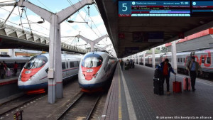 Trenat e shpejtë Sapsan nga Siemens në Moskë