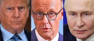 Trump Merz Putin